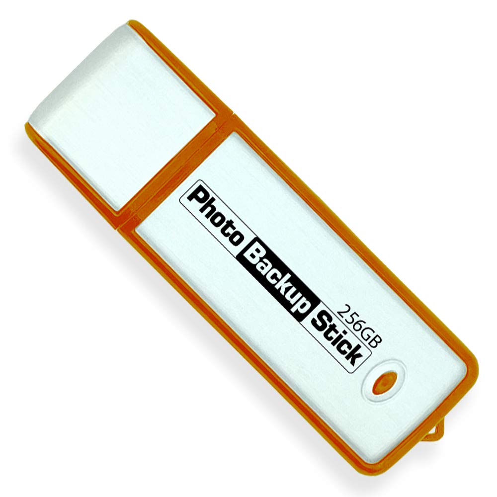 Palillo de copia de seguridad de fotos para ordenadores - Herramienta USB 3.0 de copia de seguridad de imagen y video (256 GB)