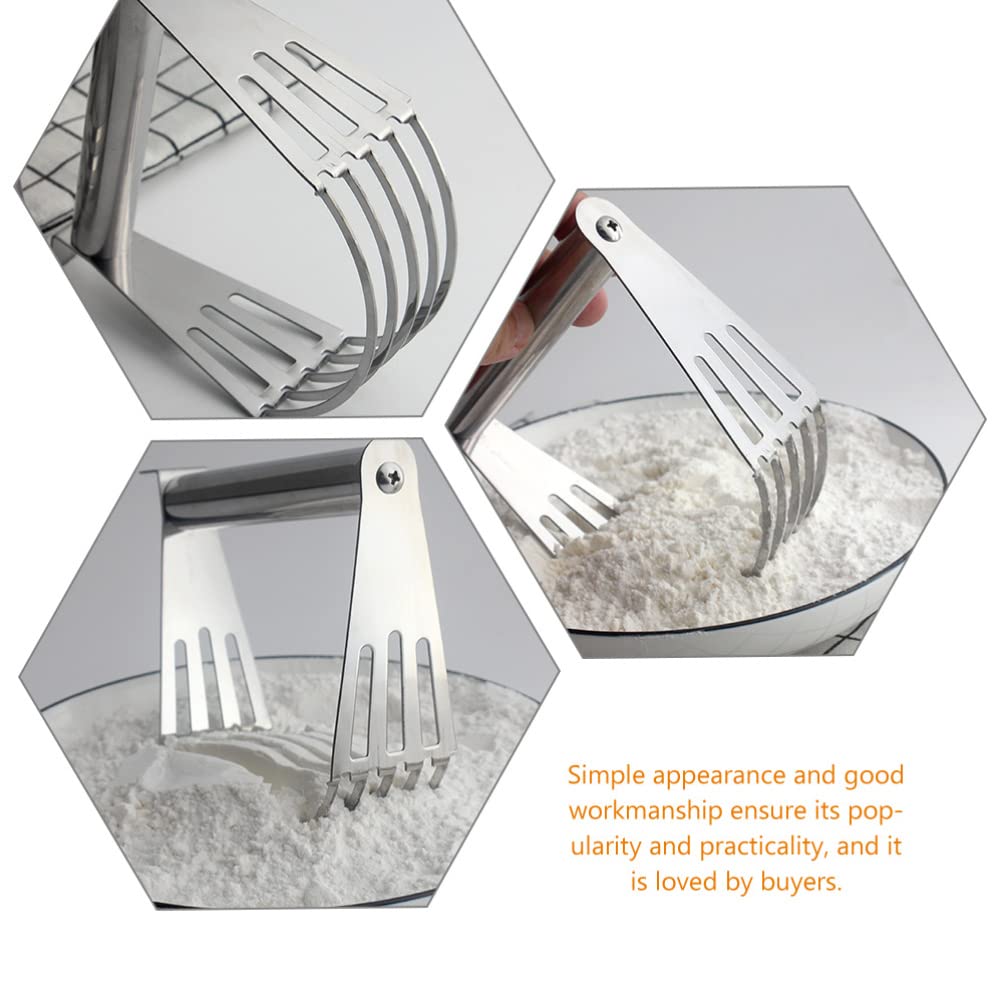 Hemoton Manual Butter Churner Set Flour Utensils Baking Supplies Pastry Tools Stainless Steel Flour Cutter Mixing Tool