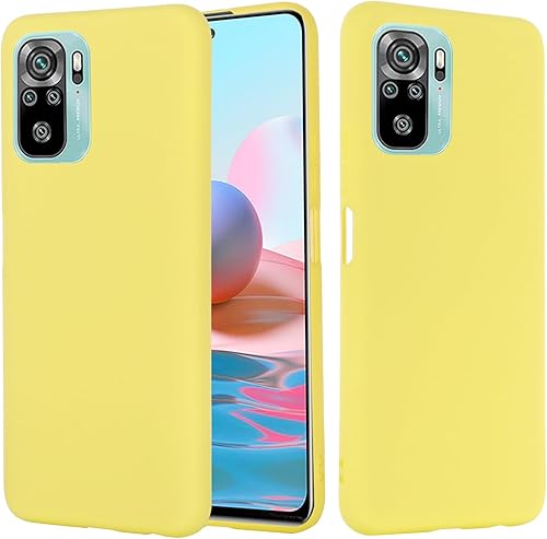 Miniatura 2 de Funda para Xiaomi Redmi Note 10S, Funda protectora de silicona líquida para Xiaomi Redmi Note 10S con cordón de silicona, cubierta delgada y suave a