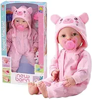 Divertoys boneca diver new born brincando de pijama menina, 4, branca