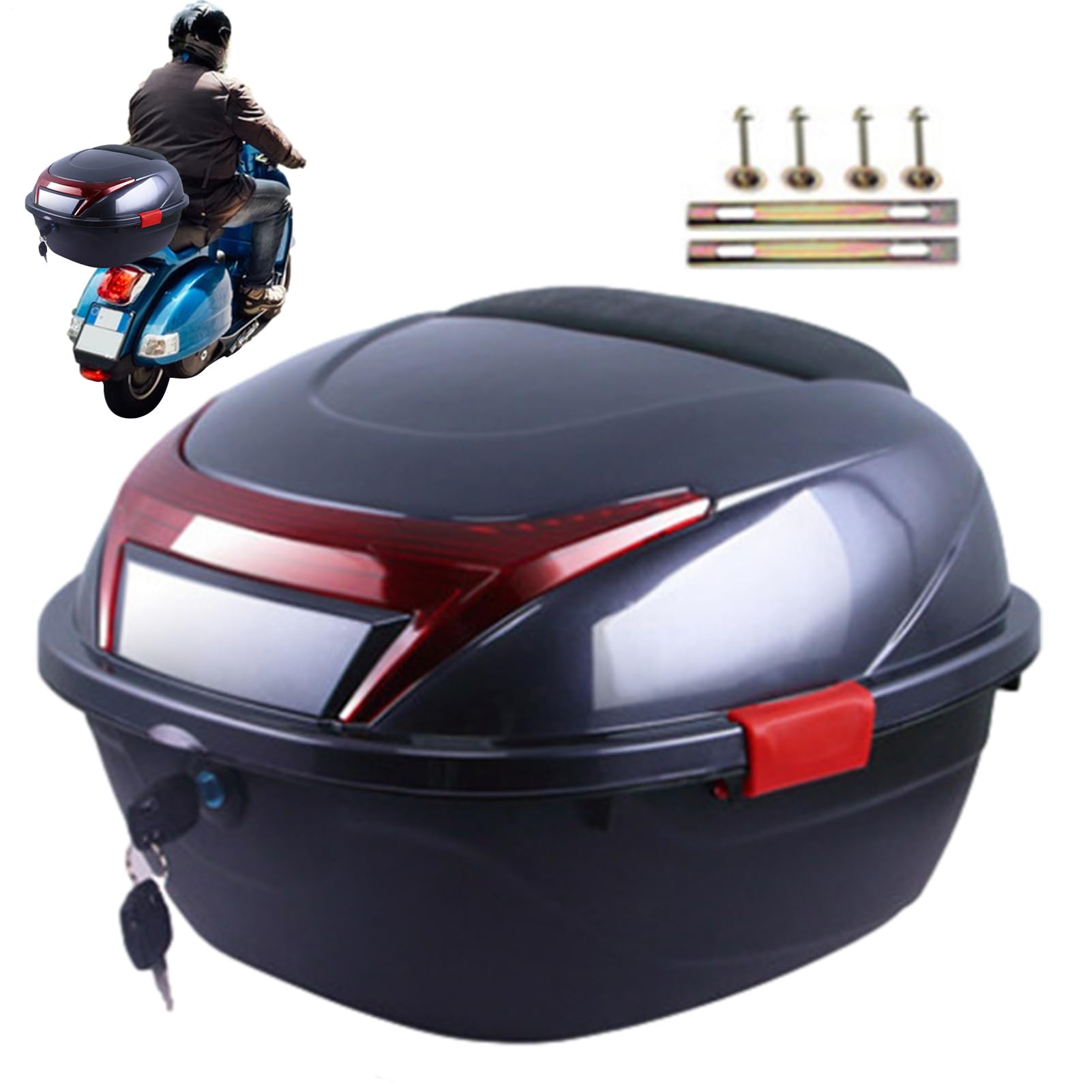 Bagażnik motocyklowy, ergonomiczne etui do przechowywania bagażnika | motocyklowego, wodoodporne etui organizacyjne na motocykl, do przechowywania ubrań, butów i akcesoriów codziennego użytku