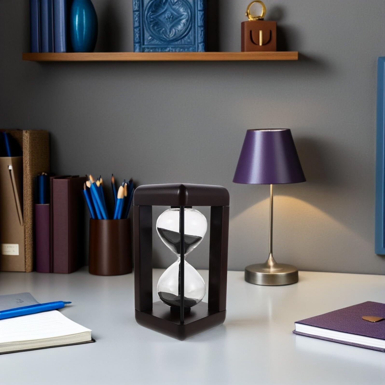 Mipcase Temporizador De Reloj De Arena Avanzado Reloj De Decoración para Oficina De Minutos para Cocina