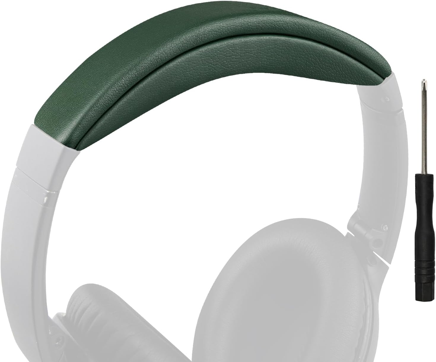 SOULWIT Headband Cover for Bose QuietComfort 45 (QC45)/QuietComfort SE (QC SE)/Quiet Comfort Wireless Headphones, Replacement Headstrap Pad Repair Part - Cypress Green