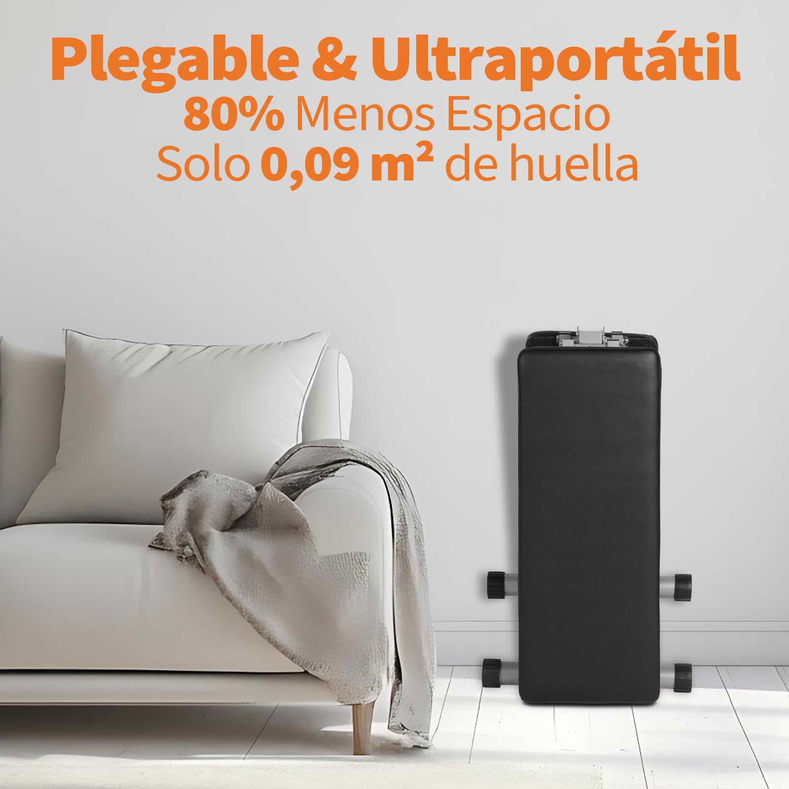 Banco de Pesas Ajustable con Pasador Rápido ALLINLIFE 200KG Plegable – Banco Musculación Multifunción con 13 Posiciones, Respaldo Regulable en 7 Niveles para Entrenamiento en Casa