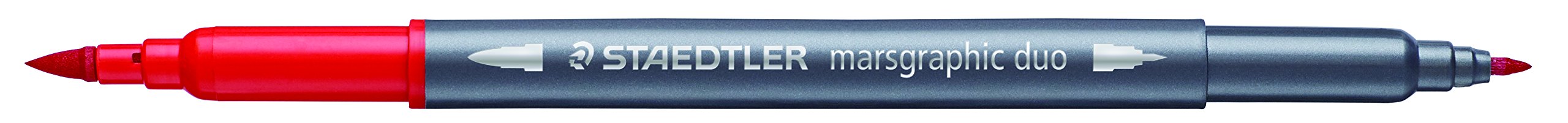 STAEDTLER double ended watercolor brush markers, marsgraphic duo, for illustrations, detail work, manga and expressive lettering, 18 colors 3000TB18LU - Image 2