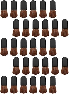 30pcs Portable Makeup Brush Set Oval Black Ha...