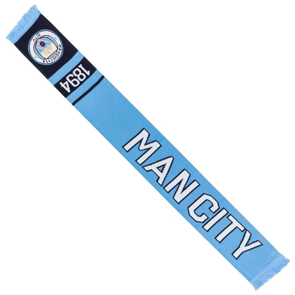Club Licensed Man City Nero Scarf - Sky/Navy