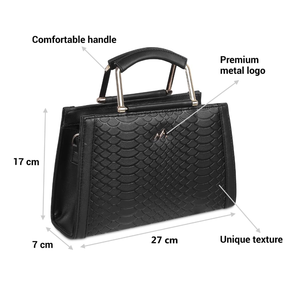 Image of Metro Women Textured Top-Handle Bag