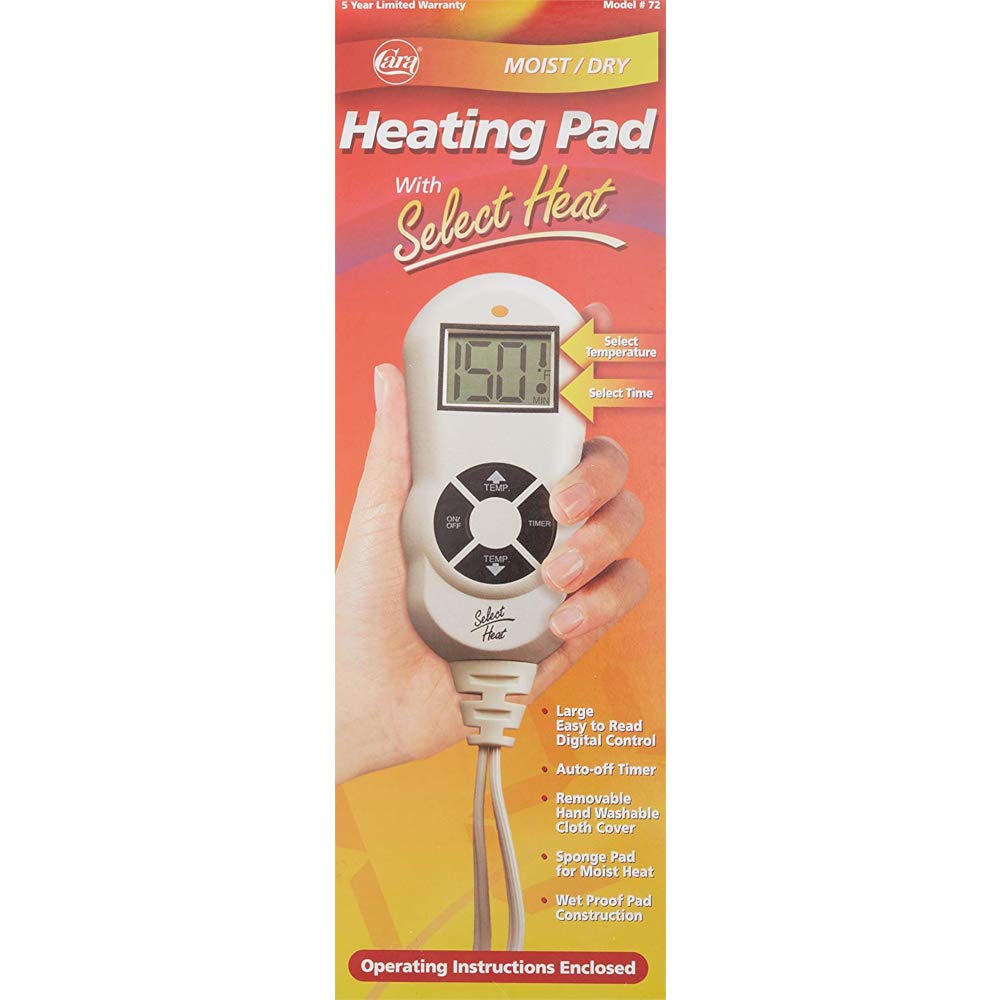 Cara, Incorporated Heat Pad Lcd Switch 72 1 Each