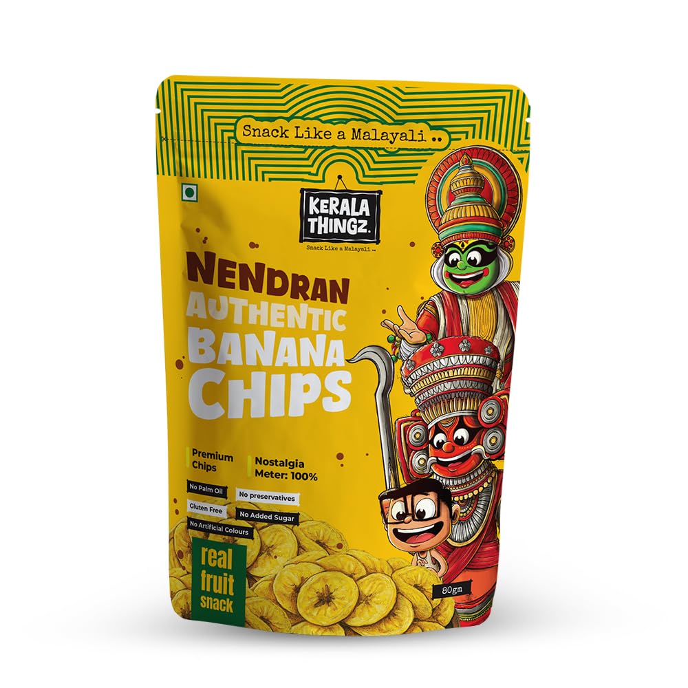 Kerala Thingz 80g Authentic | nendran banana chips | Traditional Kerala Snack | Premium, Crunchy & Healthy | No Palm Oil, No Preservatives, Gluten Free, No Added Sugar, No Artificial Colours-image-37
