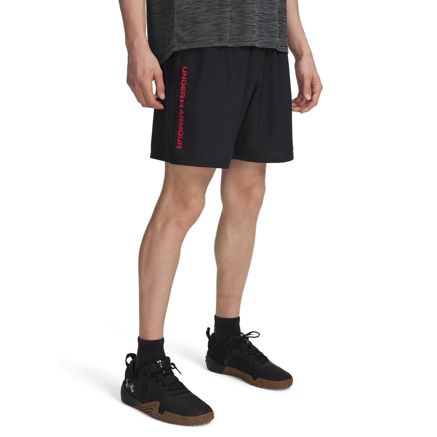 Under Armour Mens UA Tech Woven Wordmark Shorts Black XL