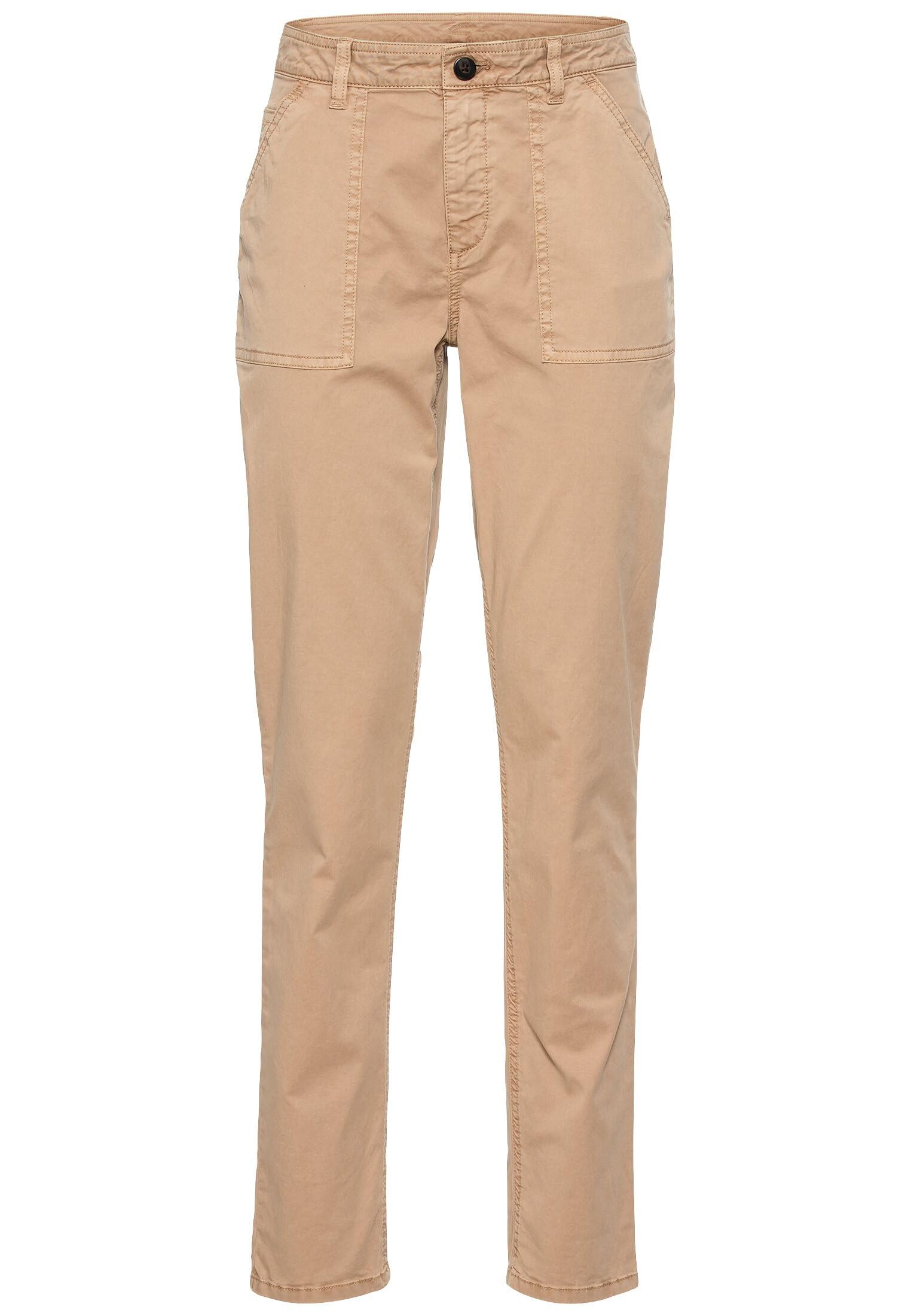 camel active Damen Straight Fit Worker Chino Biskuit, womenswear-26/32