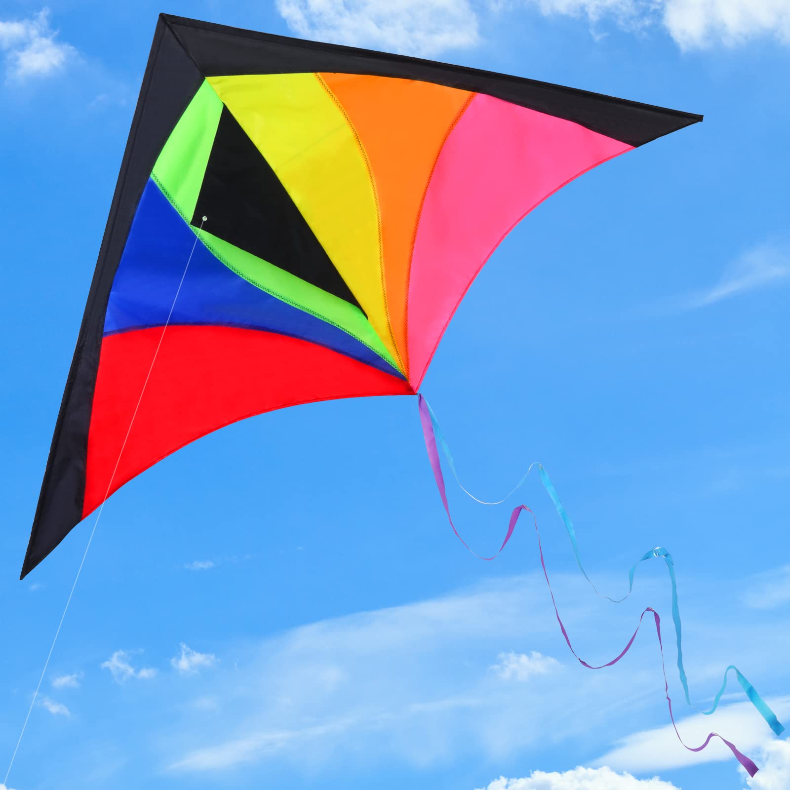 Anpro Gran Cometa para Niños y Adultos- Fácil de Volar con Viento Fuerte o una Suave Brisa Velas Niños — view 8