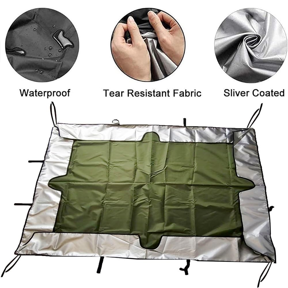 Tenda da Sole per Altalena Hollywood, Telo Oxford Baldacchino di Ricambio per Altalena da Patio Esterno, Tettuccio Dondolo Copertura di Ricambio(Coffee,195x125 CM (77x49 inch))