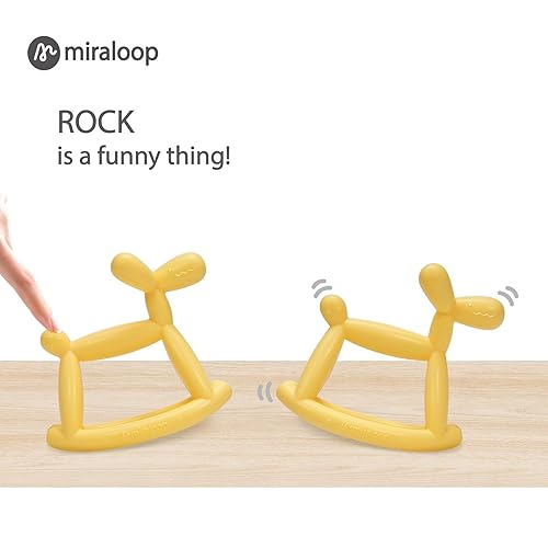 Miniatura 8 de Juguetes de dentición para bebés de 0 a 6 meses, mordedores de silicona de grado alimenticio para niños pequeños, 2 juguetes mecedores para