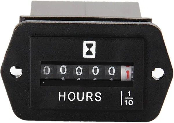 DC 6-80V Mechanical Hour Meter - AIMILAR Hourmeter for Diesel Engine Generator Boat Motorcross Motor Truck Tractor