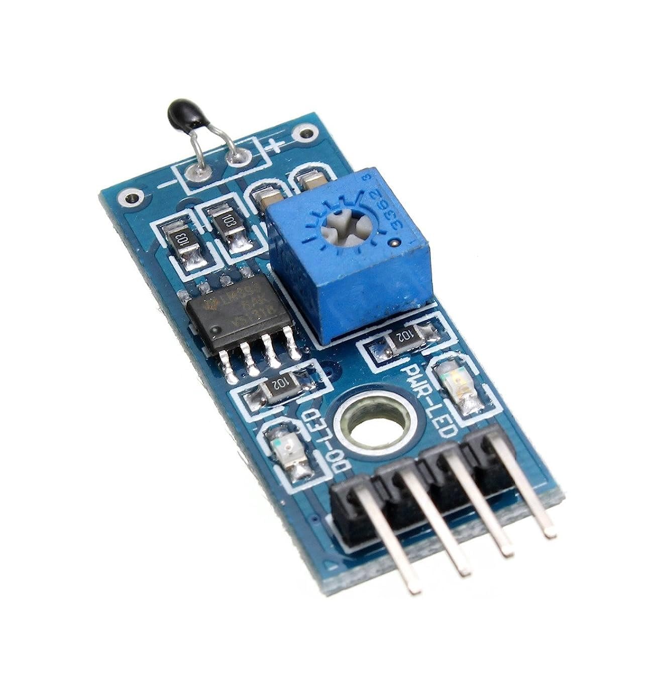 INVENTO 1Pcs NTC Thermistor Temperature Sensor Module 4 Pin LM393 5V for DIY-picture-18
