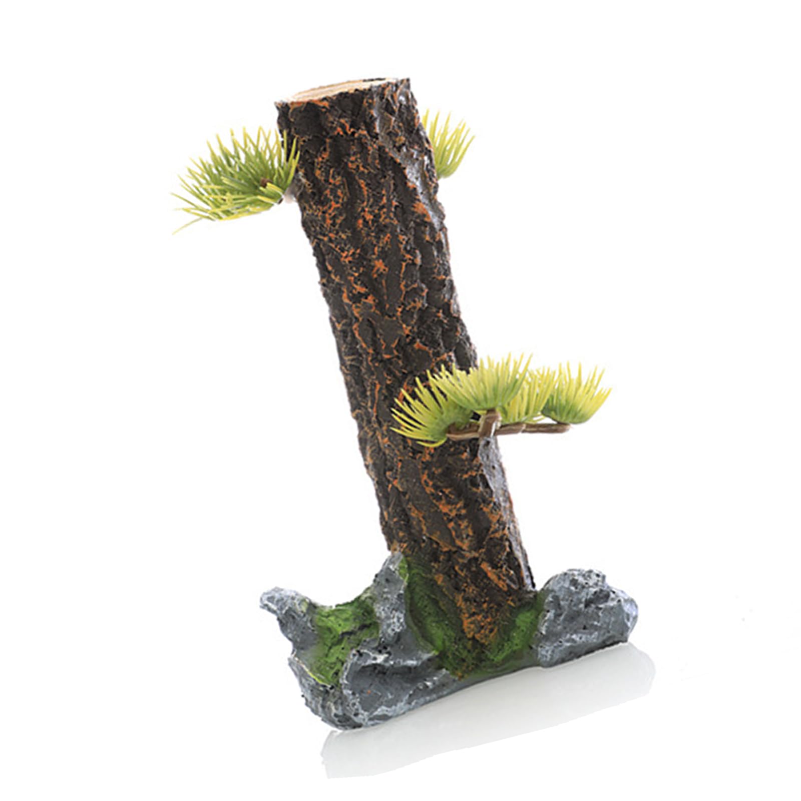 Nucelit Artificial Trunk Aquarium Decorations for Shrimp Habitat, Fish Landscape Ornaments & Terrarium Craft Artificial Plant Landscape for Fish Tanks & Shrimp Habitat Decor
