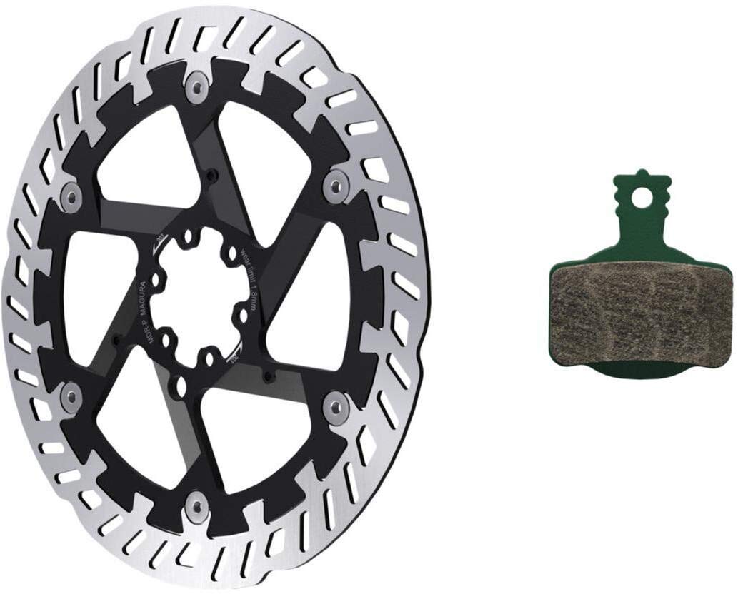 Magura2702030 MT eSTOP Kit Brake Disc MDR-C Diameter 203 6-Hole/Brake Pad 7 S Set
