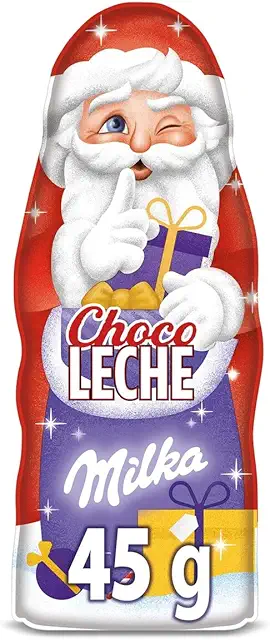 Figurita de Chocolate Milka Santa Claus Navidad - 45g