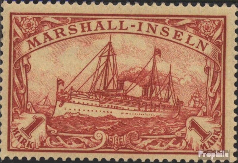 Sellos para los coleccionistas de barcos Marshall Islas 22 Prophila álbum navegación 1901