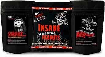 Ghost Pepper Chilli Snack Collection Peanuts, Scratchings, Bombay Mix Gift