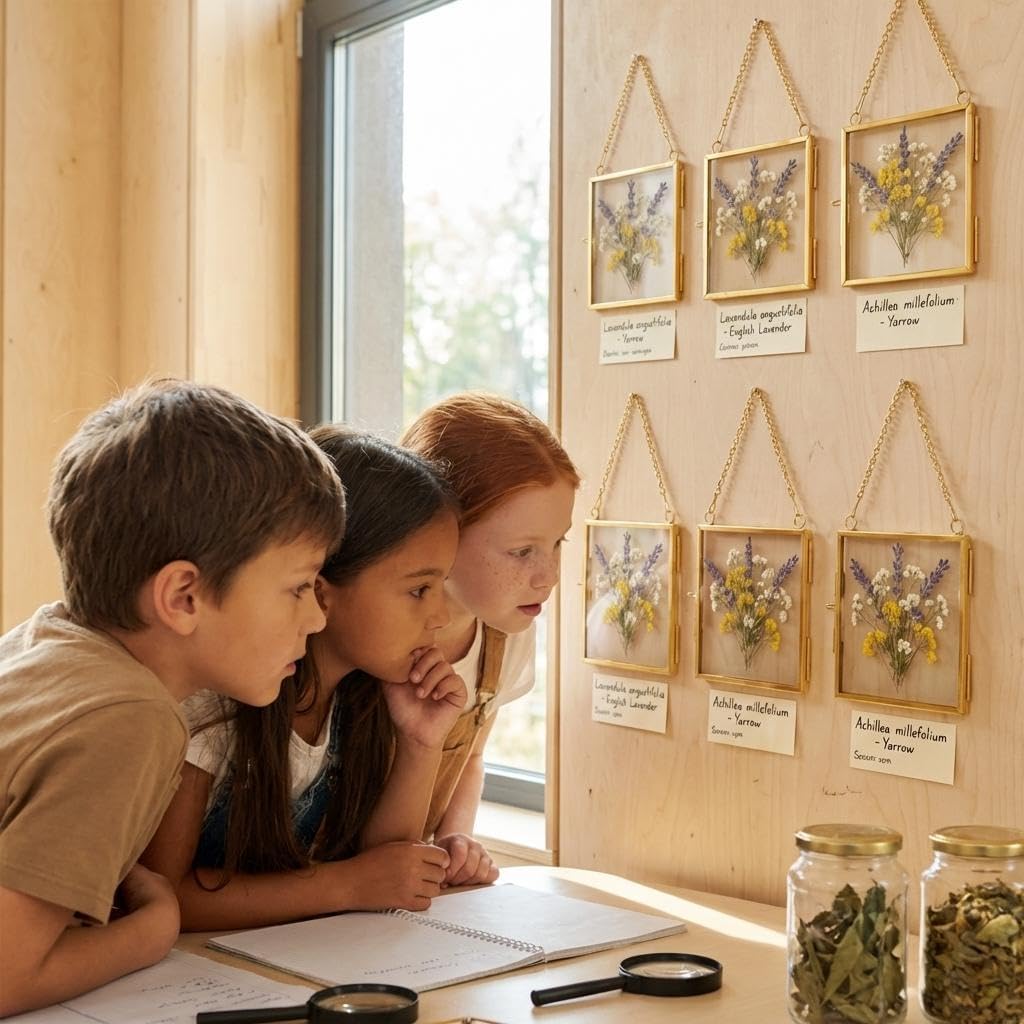 FOCHIER 3x3 Picture Frame Set of 6, Gold Modern Simple Thin Aluminum Metal Square Photo Frame with HD Glass,Mini frames for Pressed FlowersDisplay for Tabletop and Wall, 2 Pack