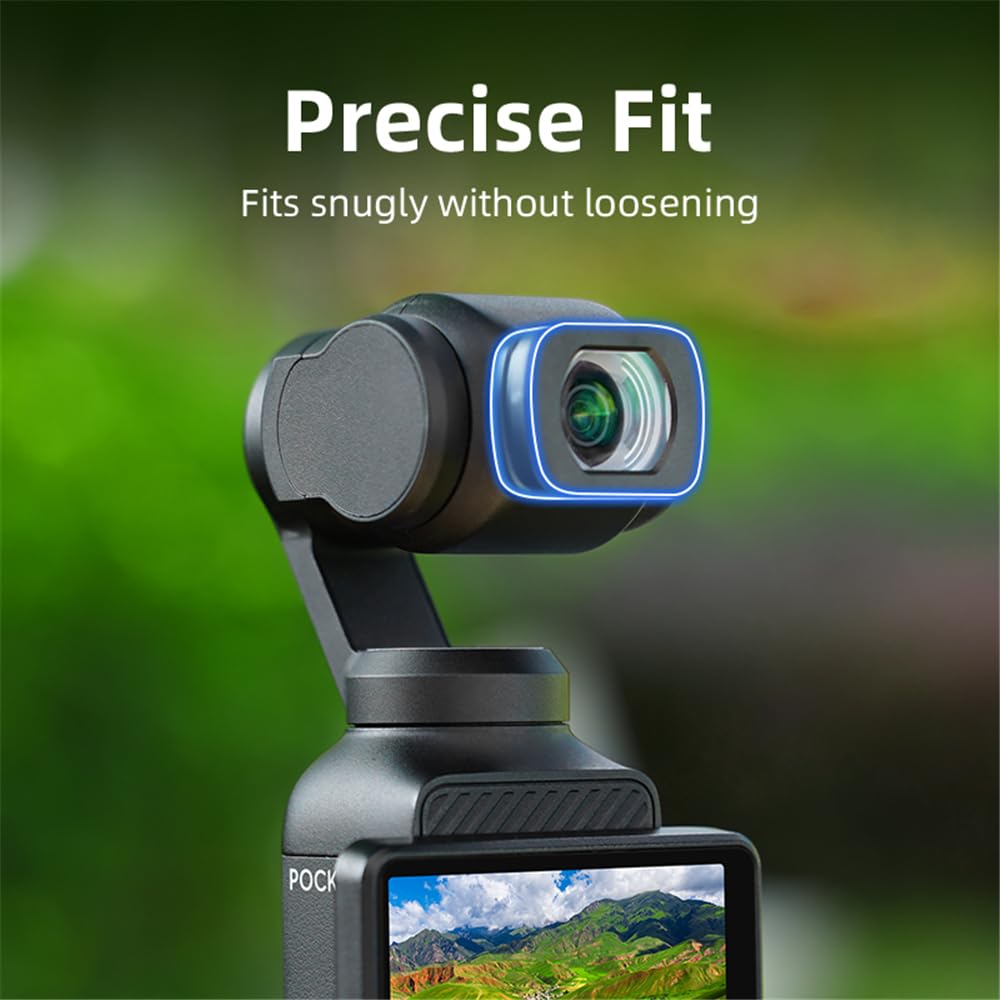 for DJI OSMO Pocket 3 Wide Angle Lens, Expanding The FOV to 112
