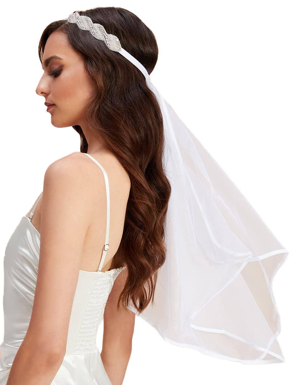xo, Fetti Bachelorette Party Decorations Veil