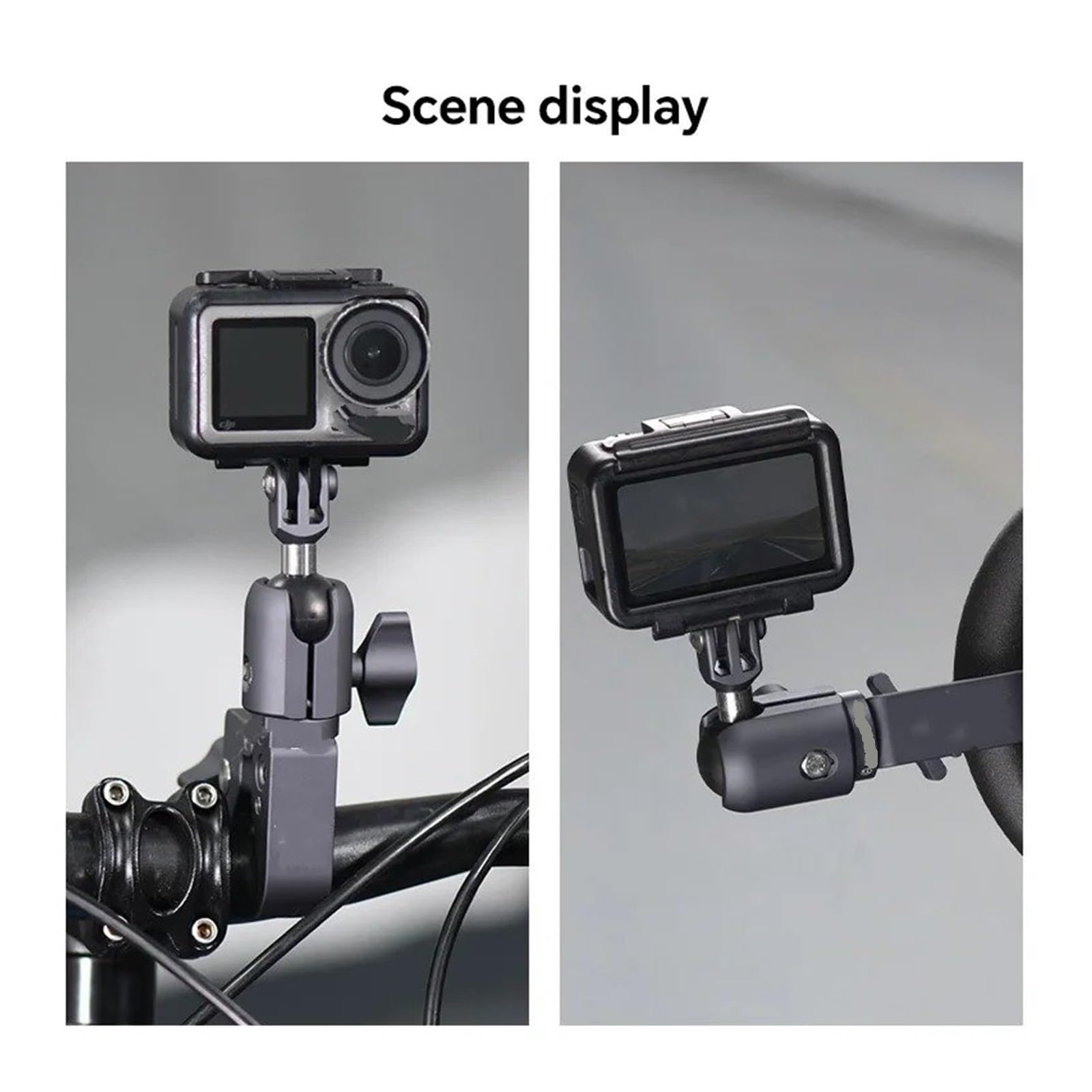 Navi Halterung Motorrad Handy Halter Lenker Klemme Kugelkopf Basis Sport Kamera Schnelle Demontage Anti-diebstahl