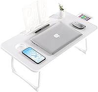 Vista 1 de 28 x 16 pies Mesa plegable extragrande para computadora portátil para cama, escritorio de piso, ideal para comer, estudio, uso de computadora