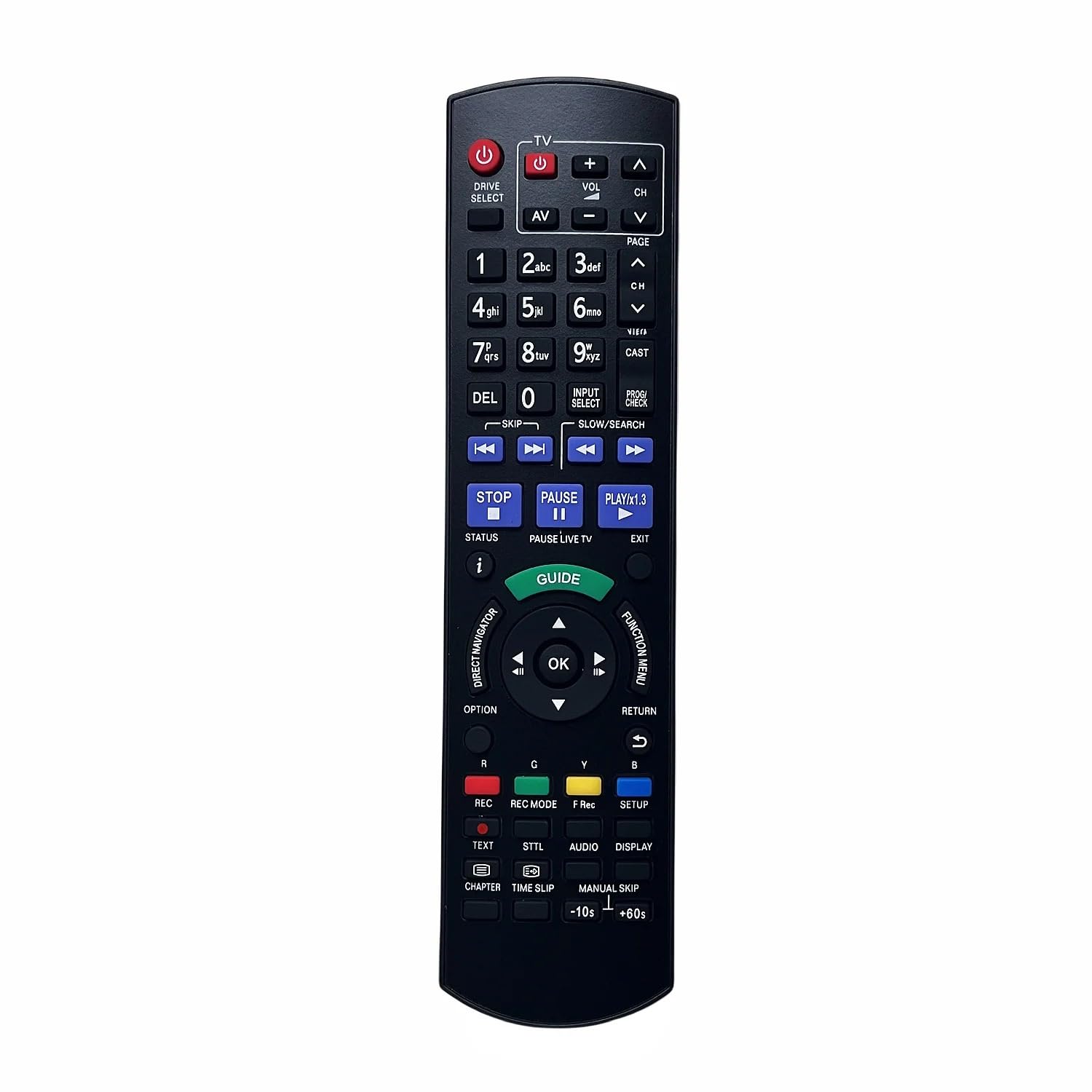 TNNBNT New For Panasonic Blu-ray Disc Recorder IR6 Remote Control Fit For N2QAYB000475 DMRBW780GL DMR-BW780