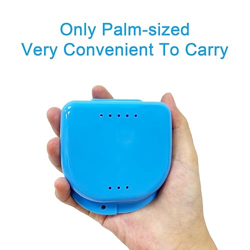 Miniatura 5 de Maoerdental Paquete de 10 cajas de retención dental, caja de retención dental con orificios de ventilación, contenedor de almacenamiento multicolor