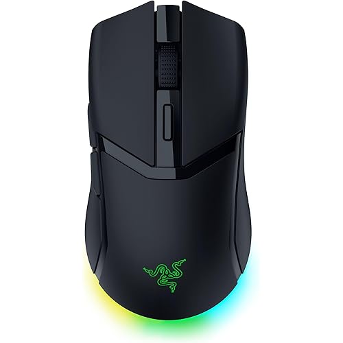 Razer Cobra HyperSpeed Wireless Gaming Mouse: 9 Customizable Controls - RGB Lighting - Optical Scroll Wheel - Optical Switches Gen-4-26K Sensor - 2.4GHz, Bluetooth & USB C - Up to 170 Hr Battery