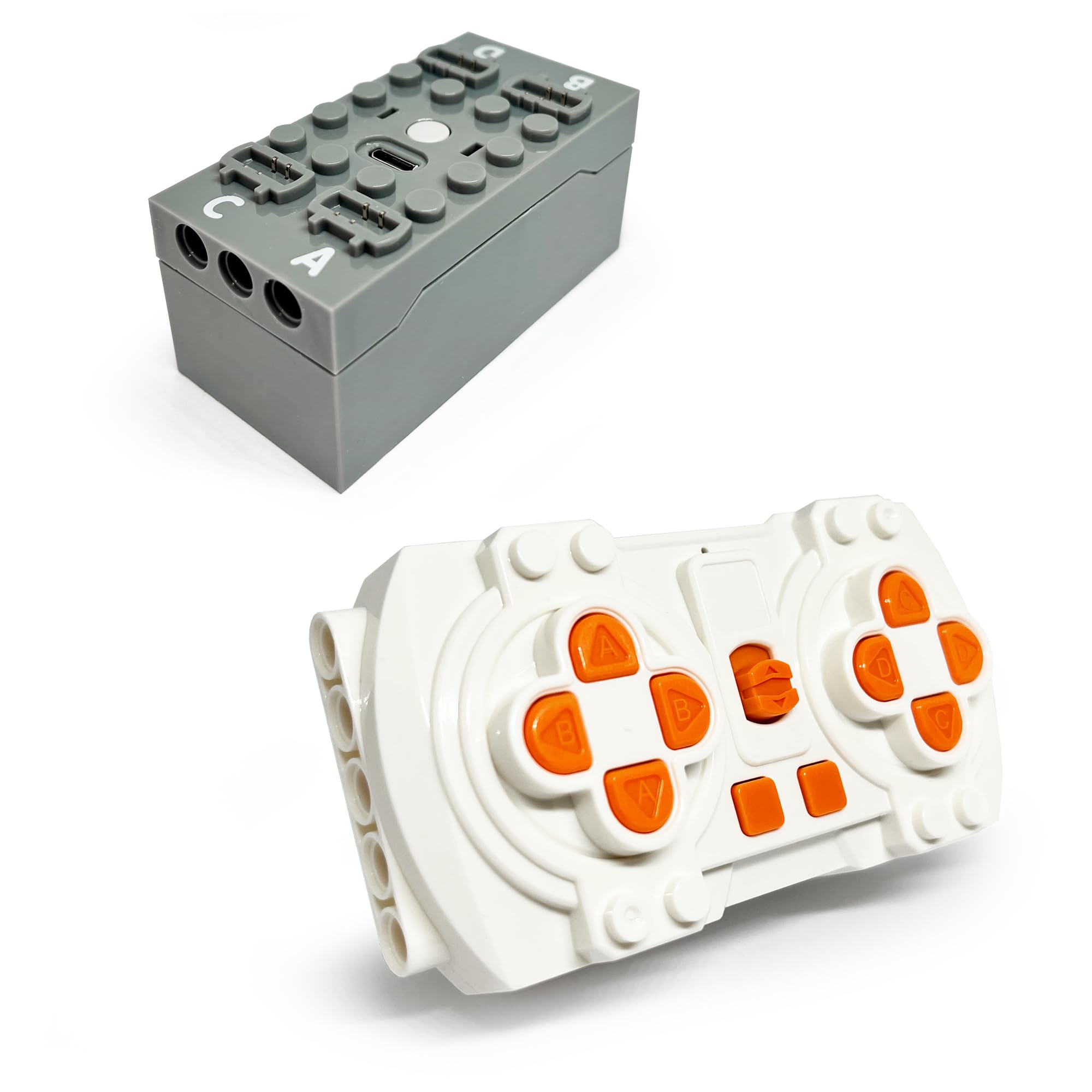 Kit De Motorisation MOC - 3 Moteurs, Télécommande 4 Canaux, Module Batterie - Compatible Brique