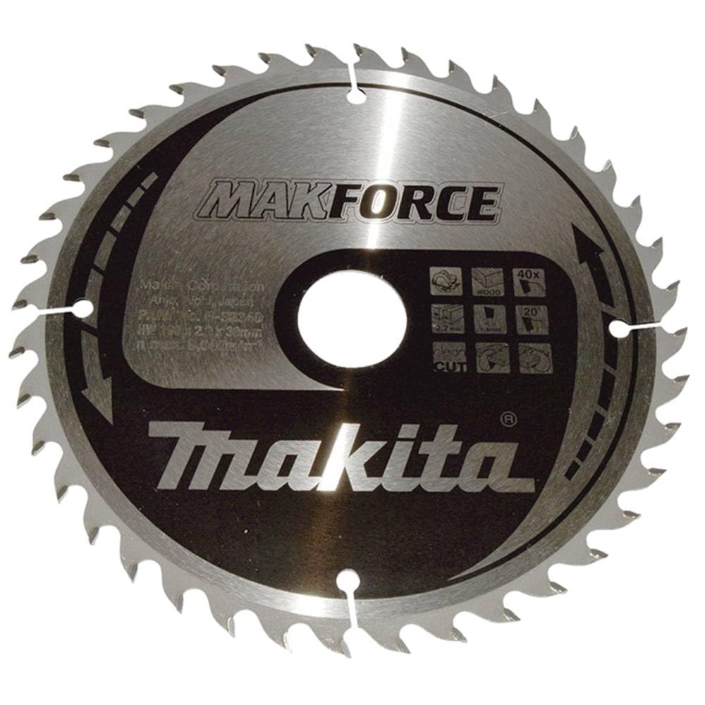 Makita MAKFORCE Circular Saw Blade for Wood Cutting 190mm 24T 15.8mm