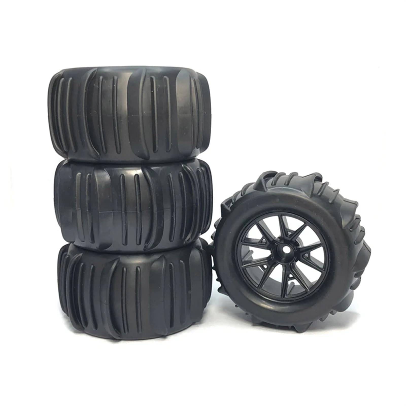 Neumático RC Compatible con Wltoys 144001 144010 144002 124016 124017 124018 124019 4 Uds 84Mm Neumático De para Arena para Nieve Rueda RC Piezas De Actualización De Coche