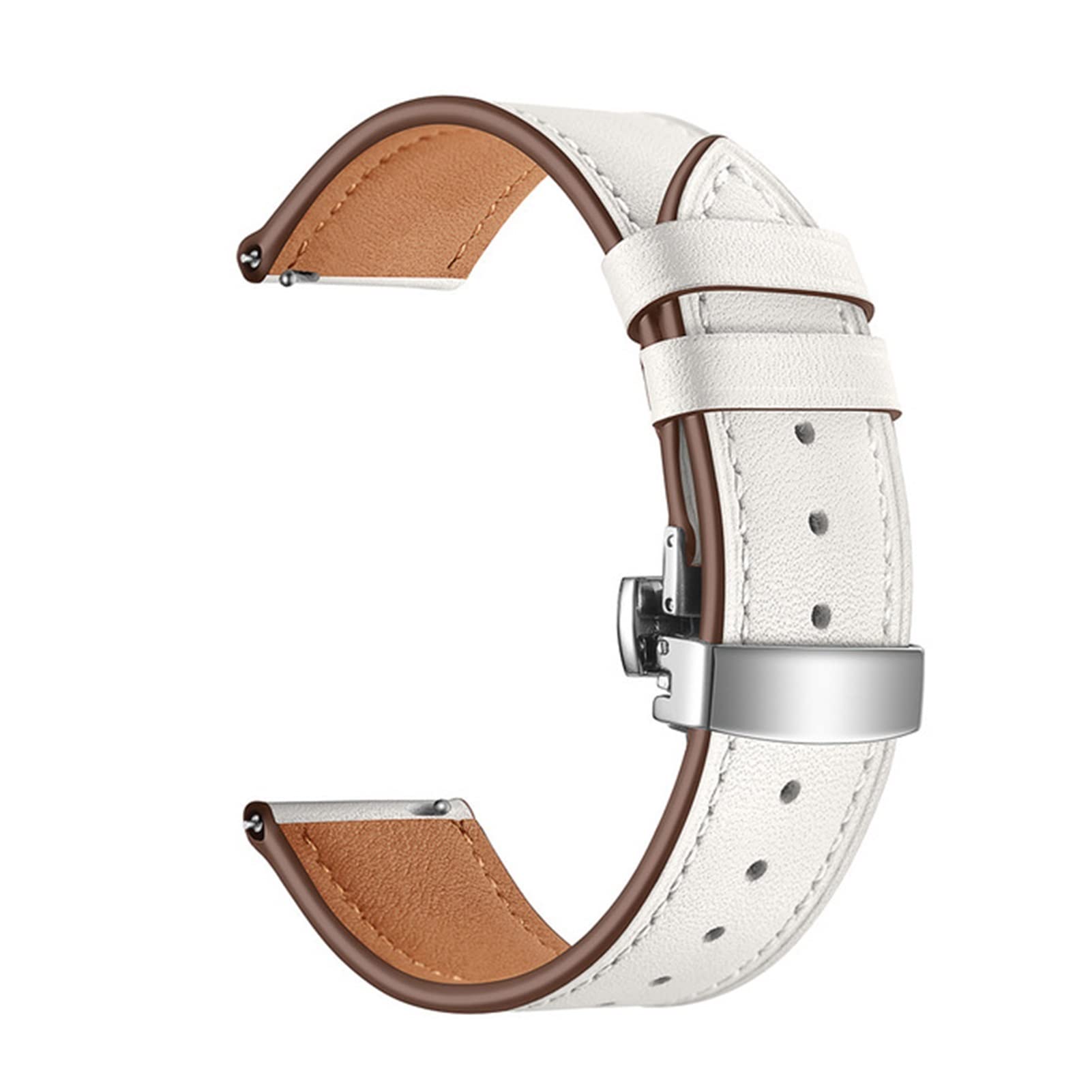 YINGO 22-milimetrowy skórzany pasek do zegarka z szybkim zapięciem, kompatybilny z akcesoriami do smartwatchy Vivoactive 4S/Move 3S/Active S/Rey