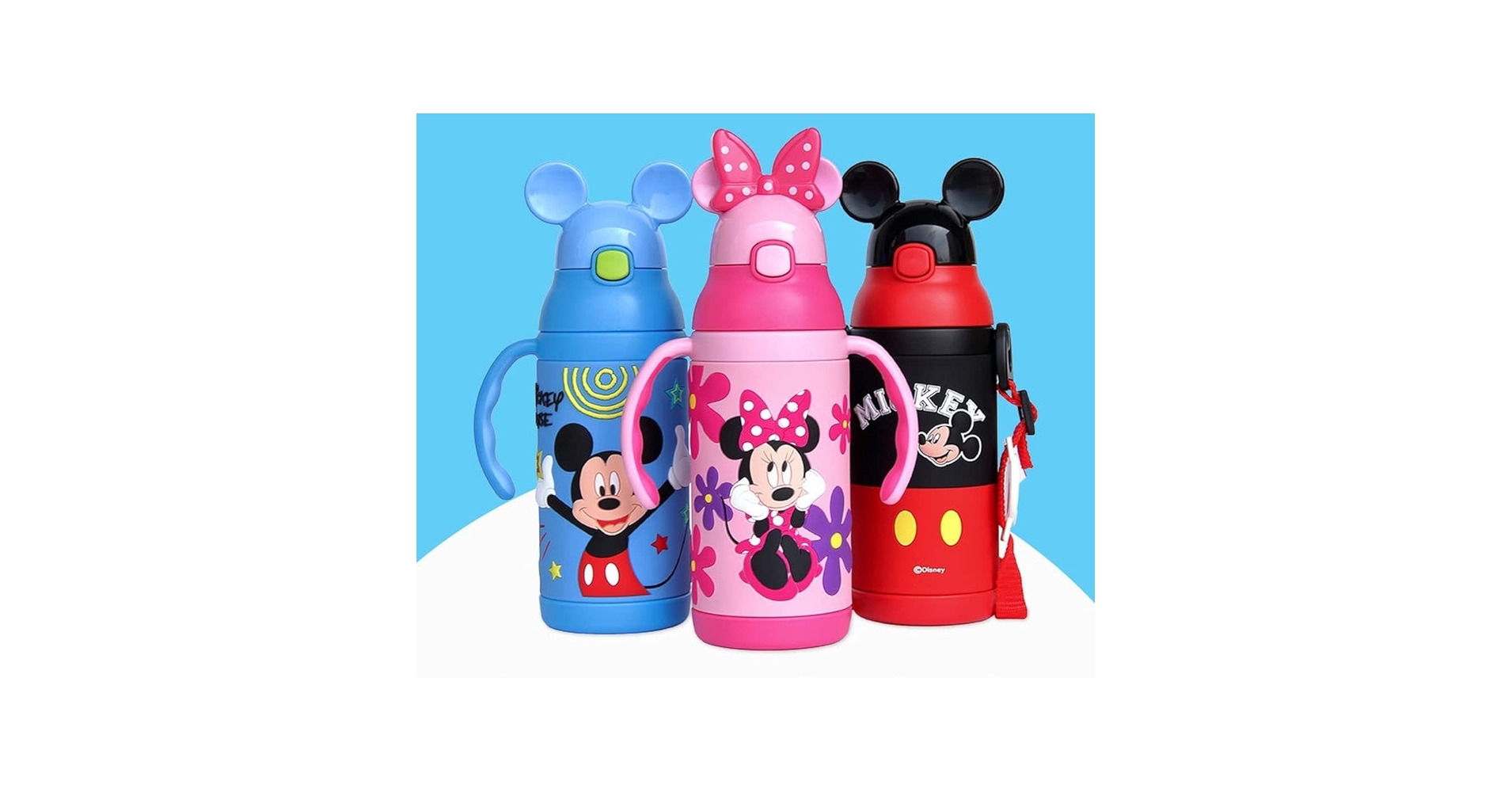 レトロ　ディズニー　ミッキー　ミニー　ストロー付き　ボトル　水筒 Amazon｜ミッキーマウス ミッキー ミニーマウス ミニー 水筒