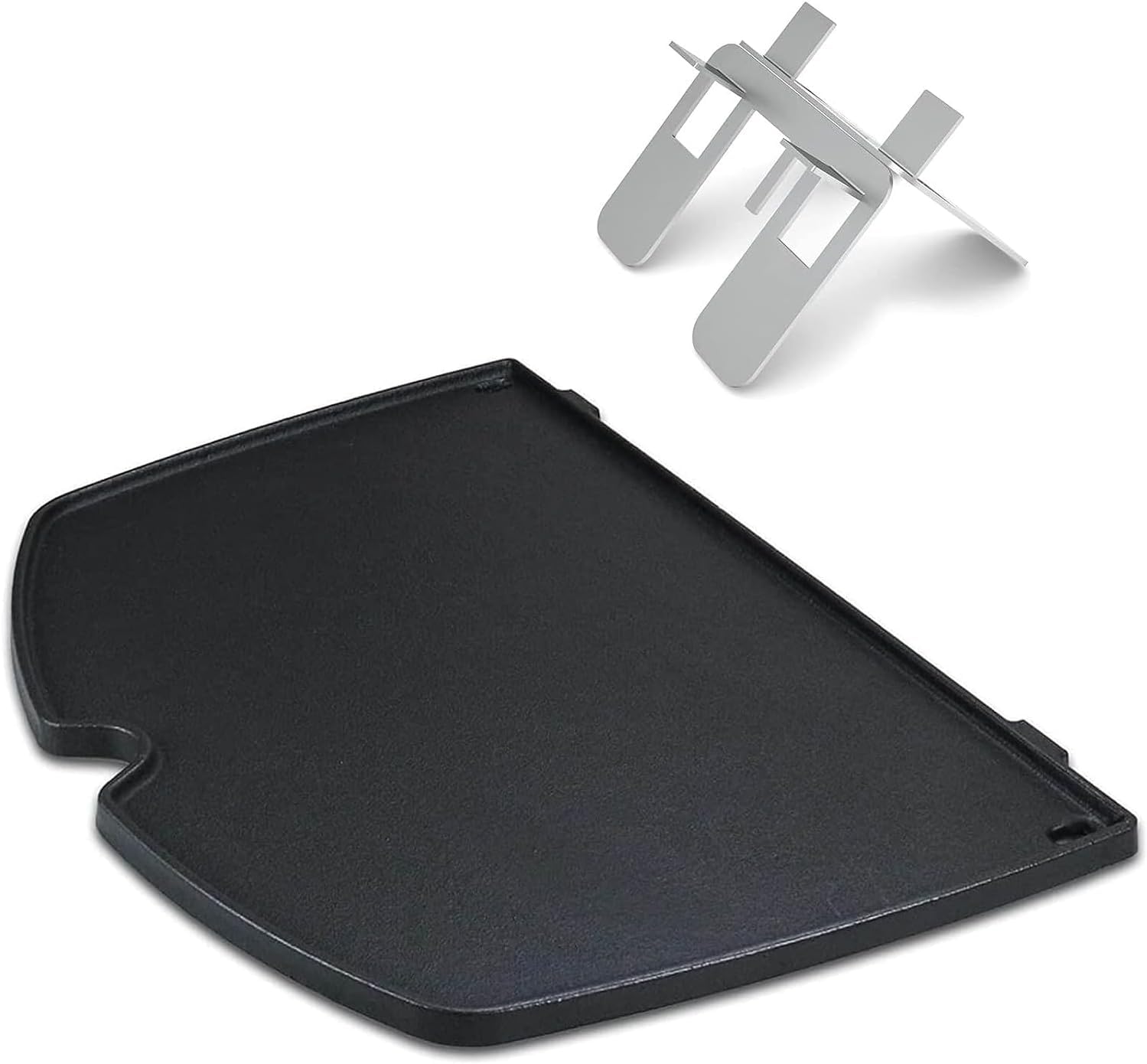 6558 Piastra in ghisa per Weber Q1000, Q1200, Q1400, Q100, Q120, Q140, piastra di cottura in ghisa - parti e accessori, 32 x 22 cm