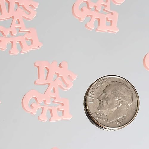 Efavormart - Confeti metálico para baby shower, 300 unidades, color rosa