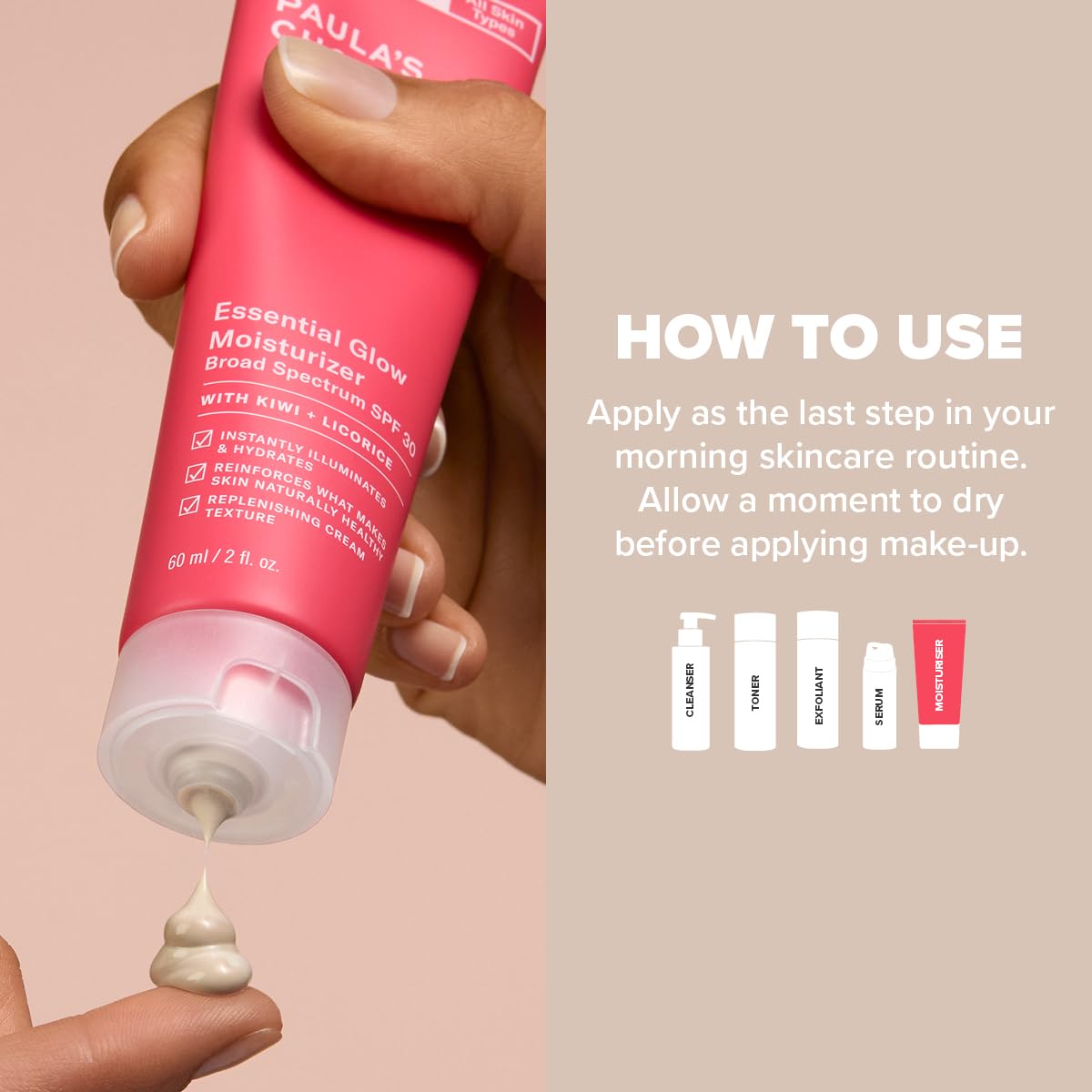 Paula's Choice DEFENSE Krem Nawilżający SPF 30 - Nawilżanie Krem na Dzień z Mineralne Filtry Przeciwsłoneczne Chronią Skórę - Blasku Kremem Rozjaśnia & Nawilża - Wszystkie Rodzaje Skóry - 60 ml