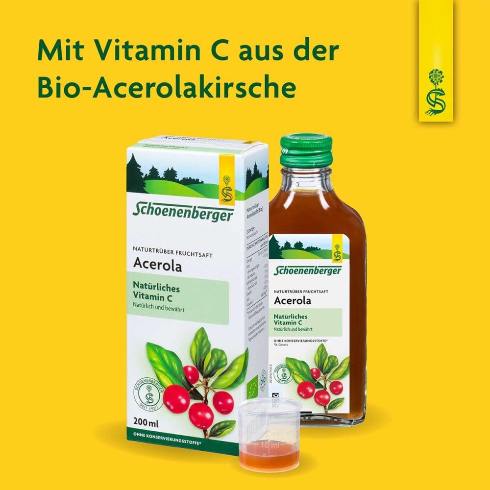Acerola Saft Schoenenberger Heilpflanzensäfte