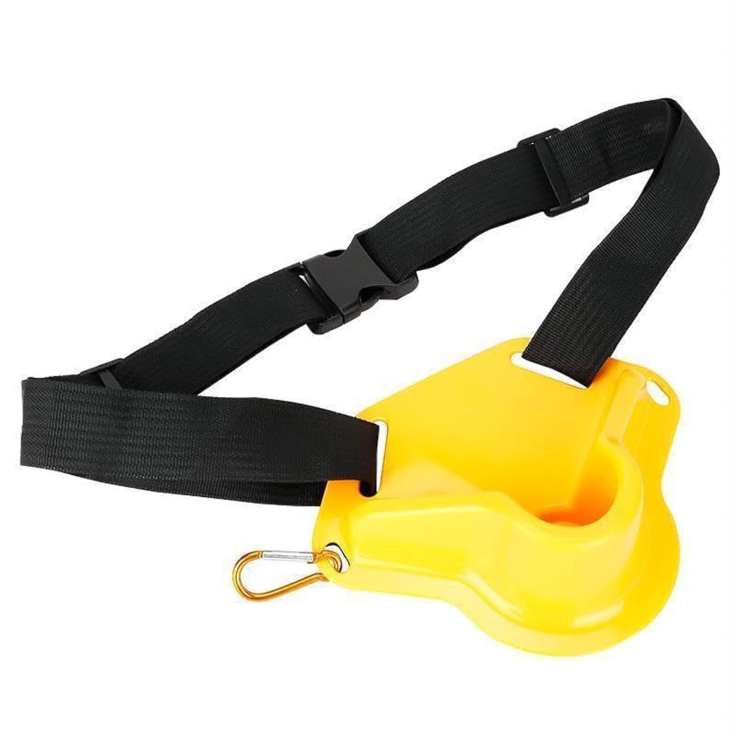 OYSTERBOY Fishing Fighting Rod Pole Holder with Adjustable Waist Gimbal Belt and EVA Foam Padding for Professional Fishermen (Yellow)