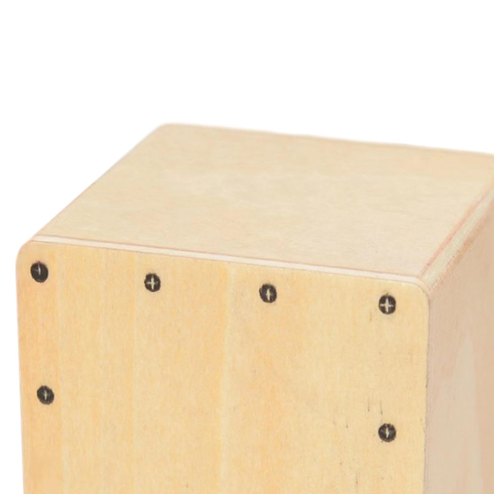 Cajon Box Drum 1 pz Cajon da viaggio, tamburo portatile, strumento a percussione in legno compatto for feste, spettacoli sul palco a casa(Wood)