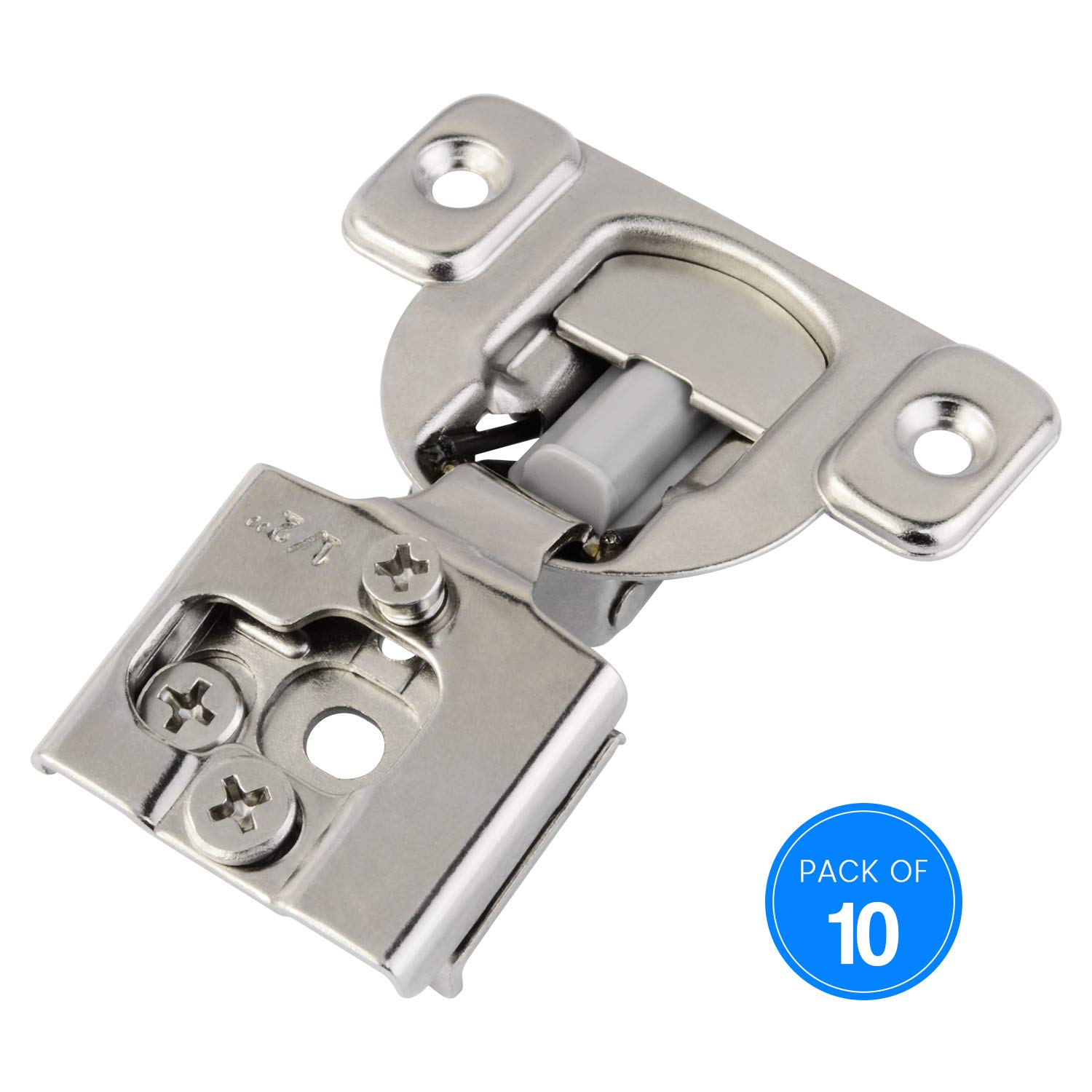 Buy Hinges, Ravaver 10 Pack 1/2" Overlay Soft Close Face Frame