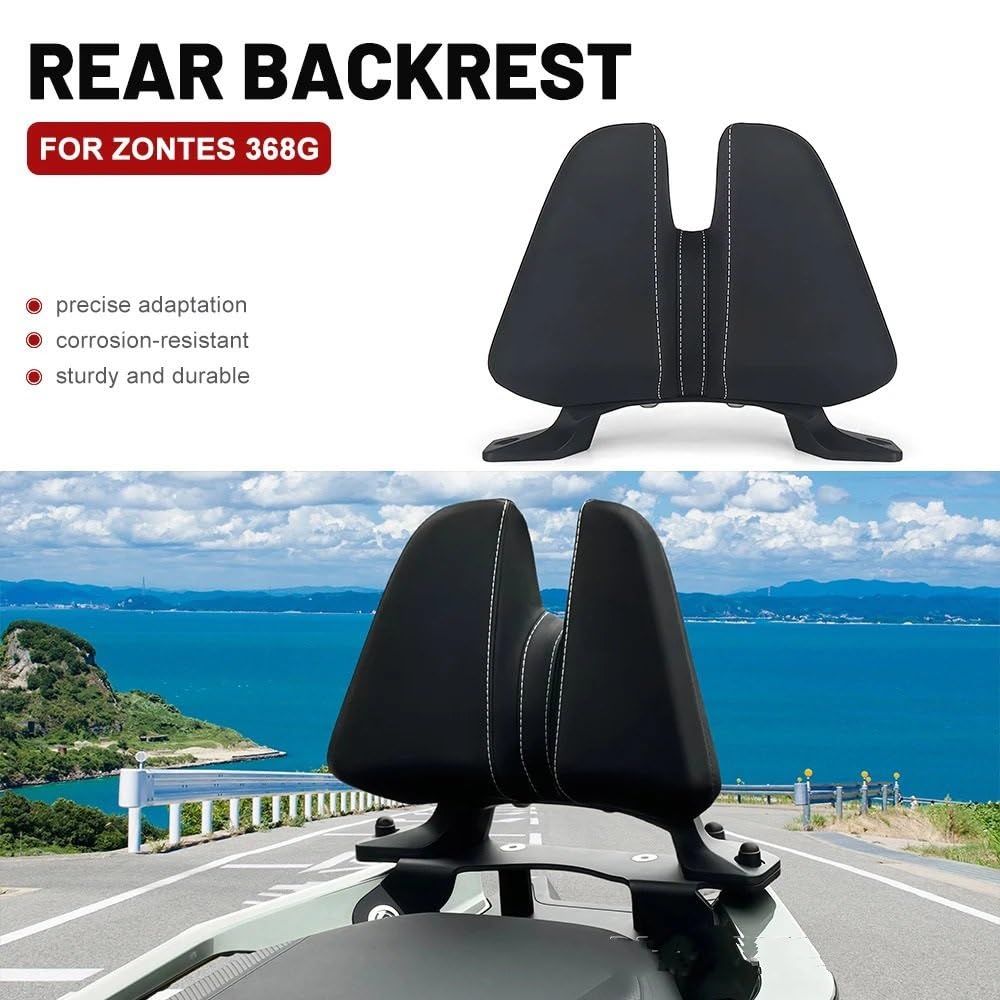 Adatto per Zontes 368G Cuscino dello schienale del sedile del passeggero posteriore del motociclo Accessori per il motocross Maniglia Per Valigia Per Moto
