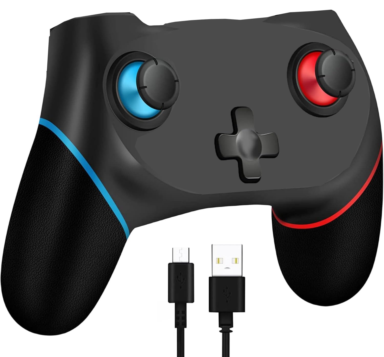 BJXOZ Wireless Controller for PS4, with USB-C Port, Hyper-Sensitive 360° Sticks, Vibration, Speaker, Ergonomic Grip, 6-Axis Sensor, Audio Jack, Multi Touch Pad, Gamepad for PS4/Slim/Pro/PC — view 10