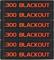Vista 8 de Aolamegs Paquete de 6 bandas de marcado de cargador Blackout 300