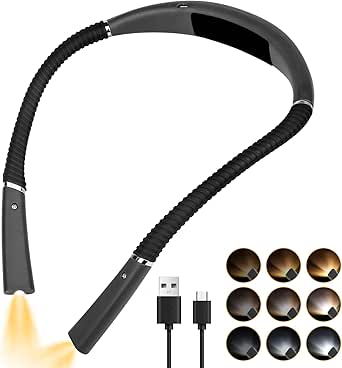 Lampada Da Lettura USB Ricaricabile, Lampada Da Collo Per - Foto 10